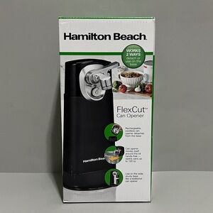 Hamilton Beach Black FlexCut Can Opener